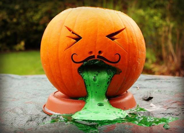 Découvrez ces 14 citrouilles qui vomissent partout pour l’Halloween… La dernière photo, c’est ma préférée!